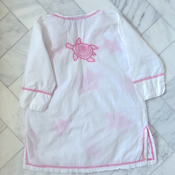 Gretchen Scott designs embroidered tunic/cover-up, Girls size 6/8 - Picture 9 of 9